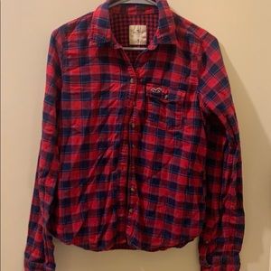 Women’s size M hollister flannel ✨❤️